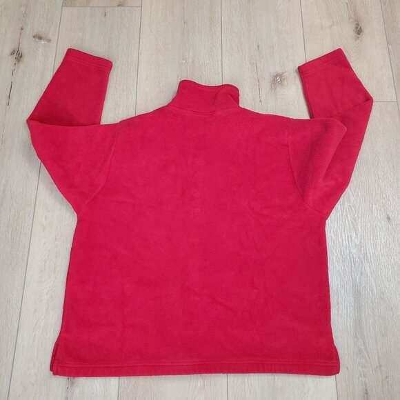 Nick & Sarah Cardigan Sweater Womens Plus Sz 3X Red Fleece Christmas Embroidered - Picture 2 of 14